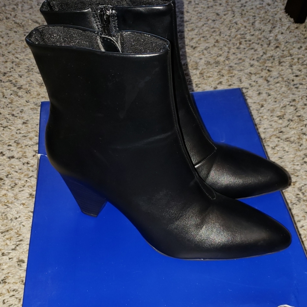 Apt. 9 Womens Century Ankle Boots Black Size 8.5